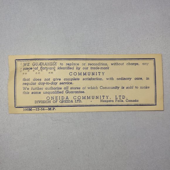 Community Vintage Silverware Set 64 Pieces Cutlery Knives Spoons Forks - Picture 13 of 13